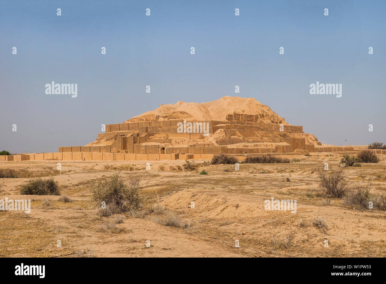Chogha Zanbil ziggurat, Khuzestan, Iran, Asia Stock Photo