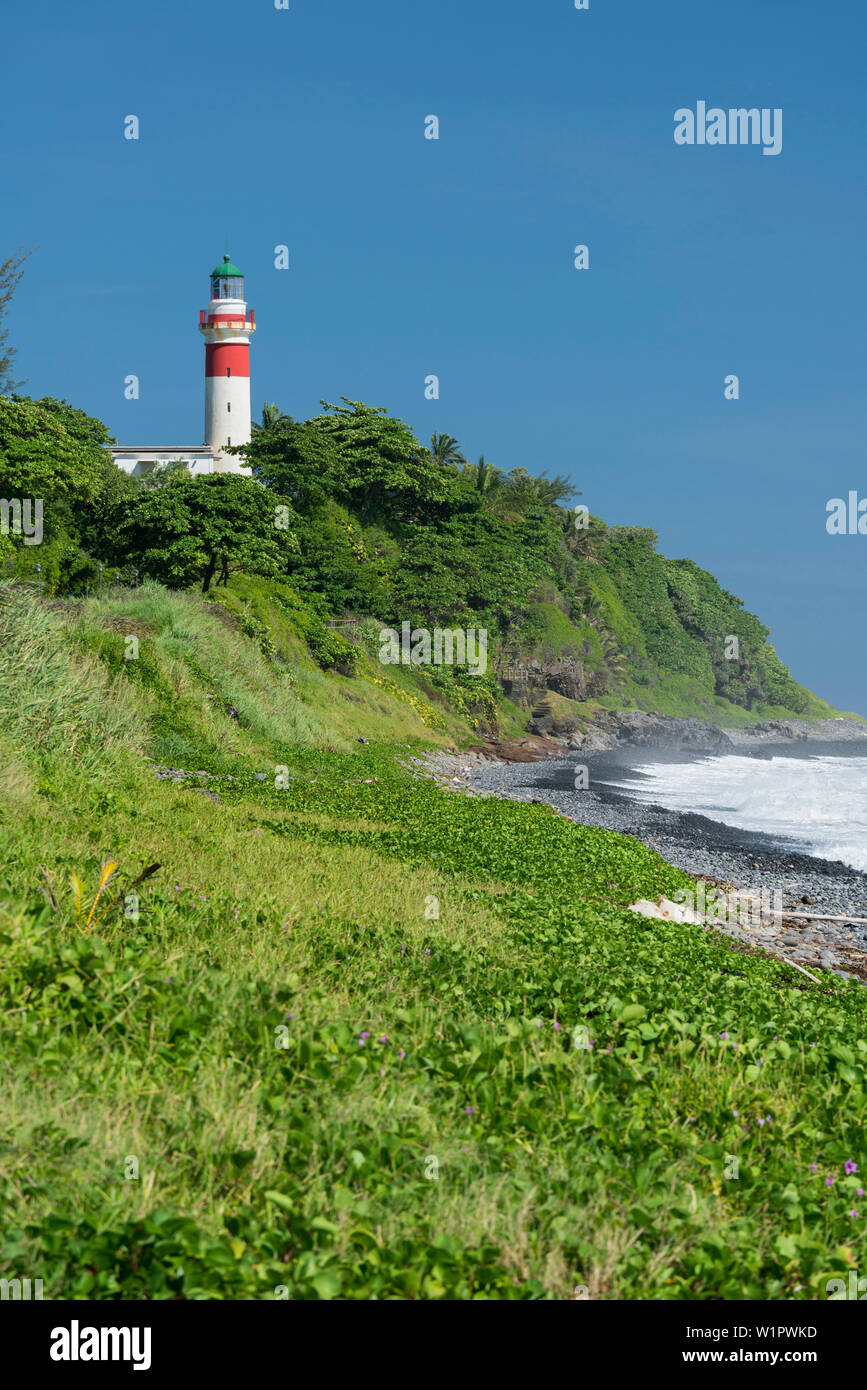 Lighthouse Phare De Bel Air Near Sainte Suzanne La Reunion Stock Photo Alamy