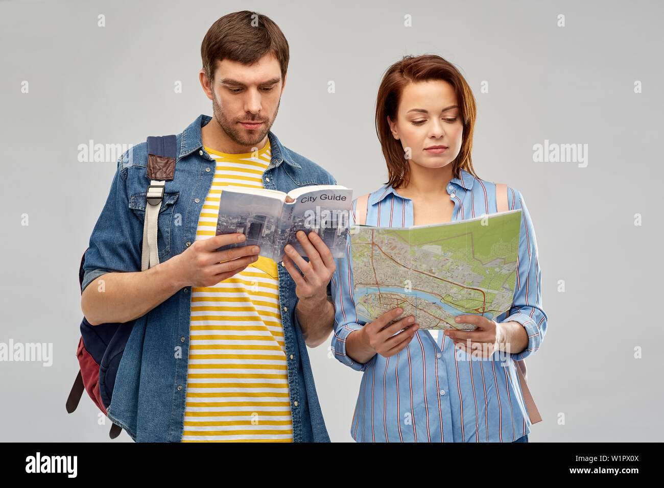 Lost tourist map studio hi-res stock photography and images - Alamy