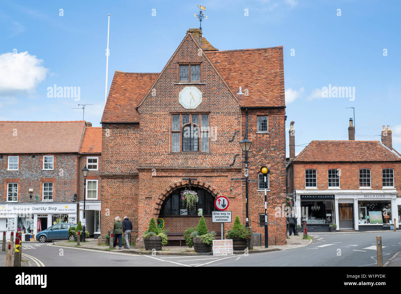 Market Hall in the town of Watlington, Oxfordshire, England Stock Photo