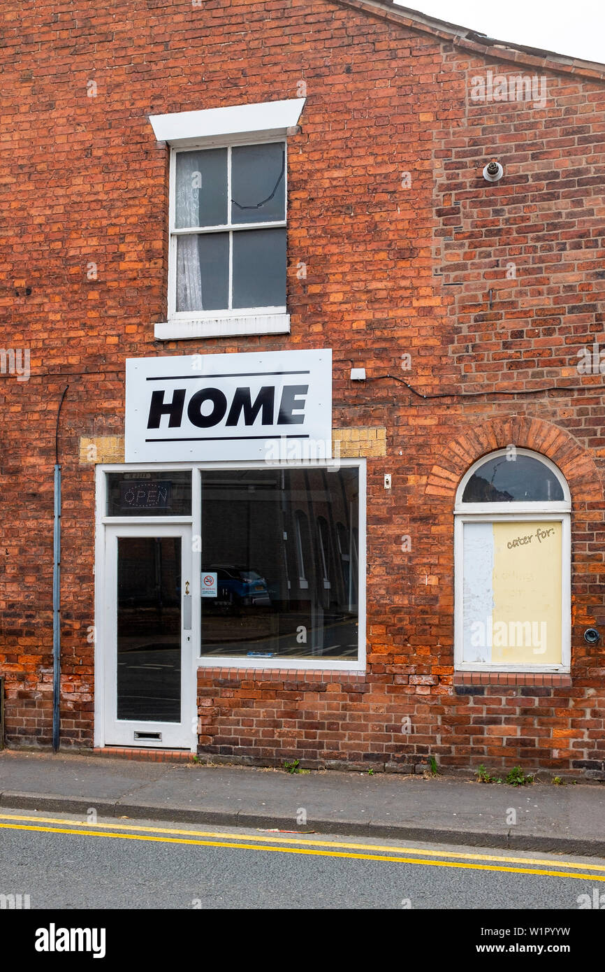 Shop called Home in Sandbach Cheshire UK Stock Photo Alamy