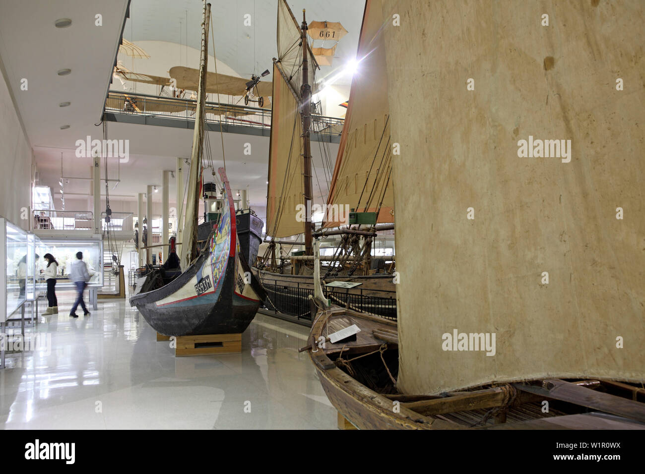 Shipping department, Deutsches Museum, Munich, Bavaria, Germany Stock Photo