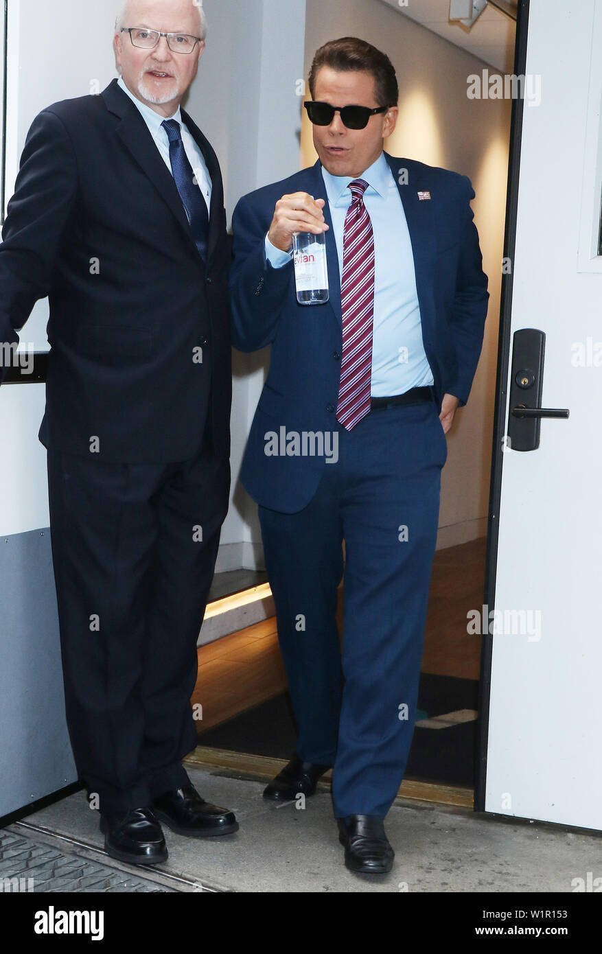 New York, NY, USA. 03rd July, 2019. Anthony Scaramucci on the set of ...