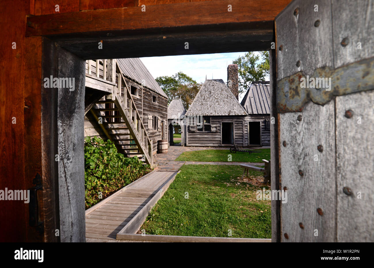 Historical village Port Royal near Annapolis Royal, Nova Scotia, Canada