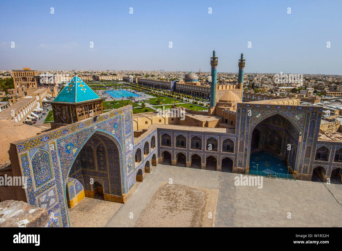 Shah mosque of Naqsh-e Jahan Square, Iran, Asia Stock Photo
