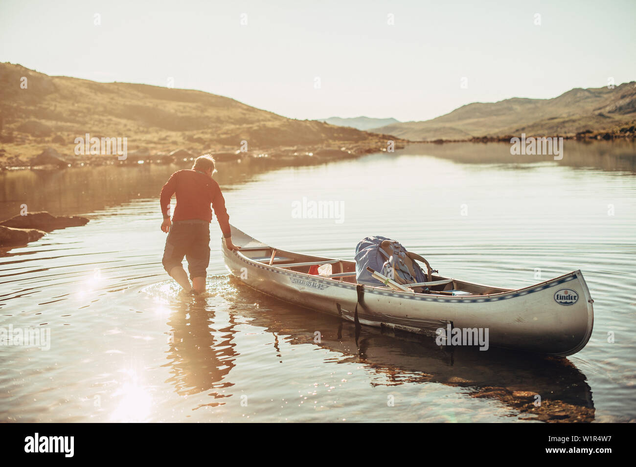 Rowing boat in greenland, greenland, arctic Stock Photo - Alamy
