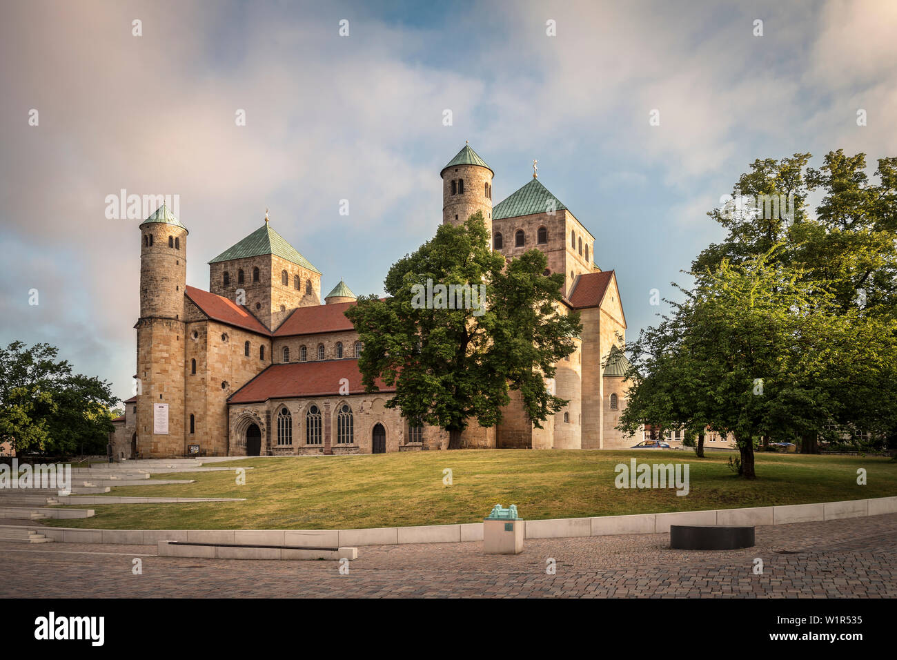 UNESCO World Heritage church of St. Michael in Hildesheim, Lower Saxony ...