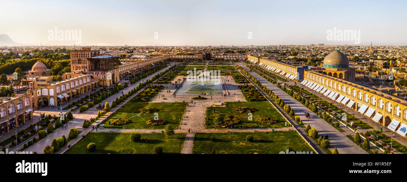 Naqsh-e Jahan Square in Esfahan, Iran, Asia Stock Photo