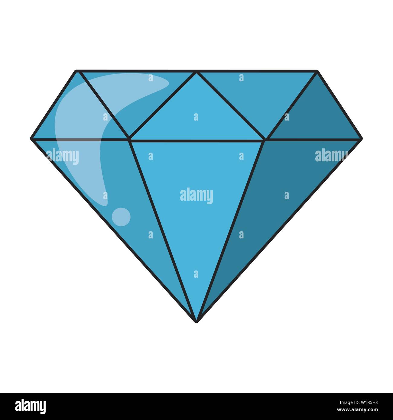 Luxury diamond symbol isolated Stock Vector Image & Art - Alamy