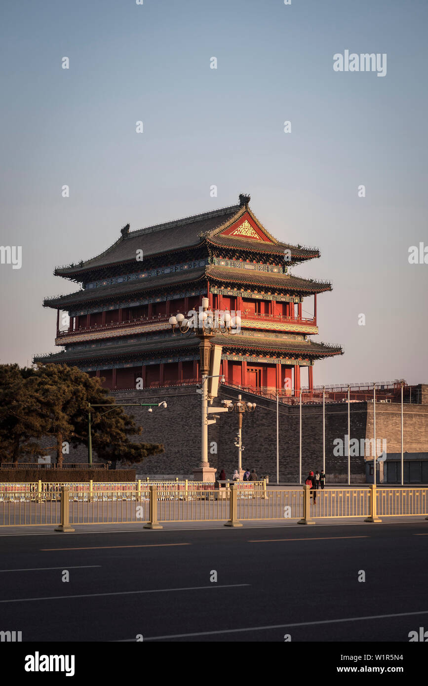Zhengyang Gate, Tiananmen Square, Beijing, China, Asia Stock Photo - Alamy