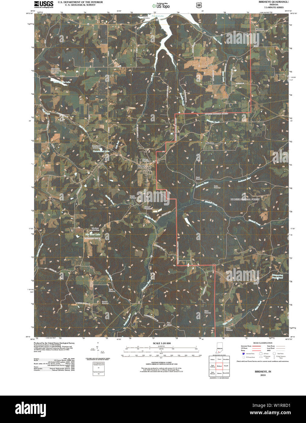 Birdseye map Cut Out Stock Images & Pictures Alamy