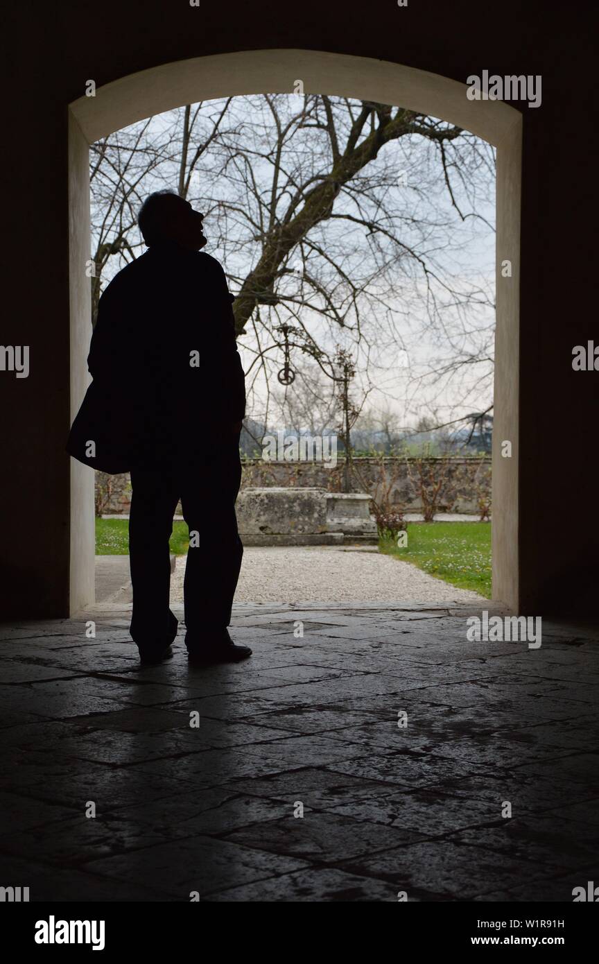 Light shadow silhouettes man hi-res stock photography and images - Alamy