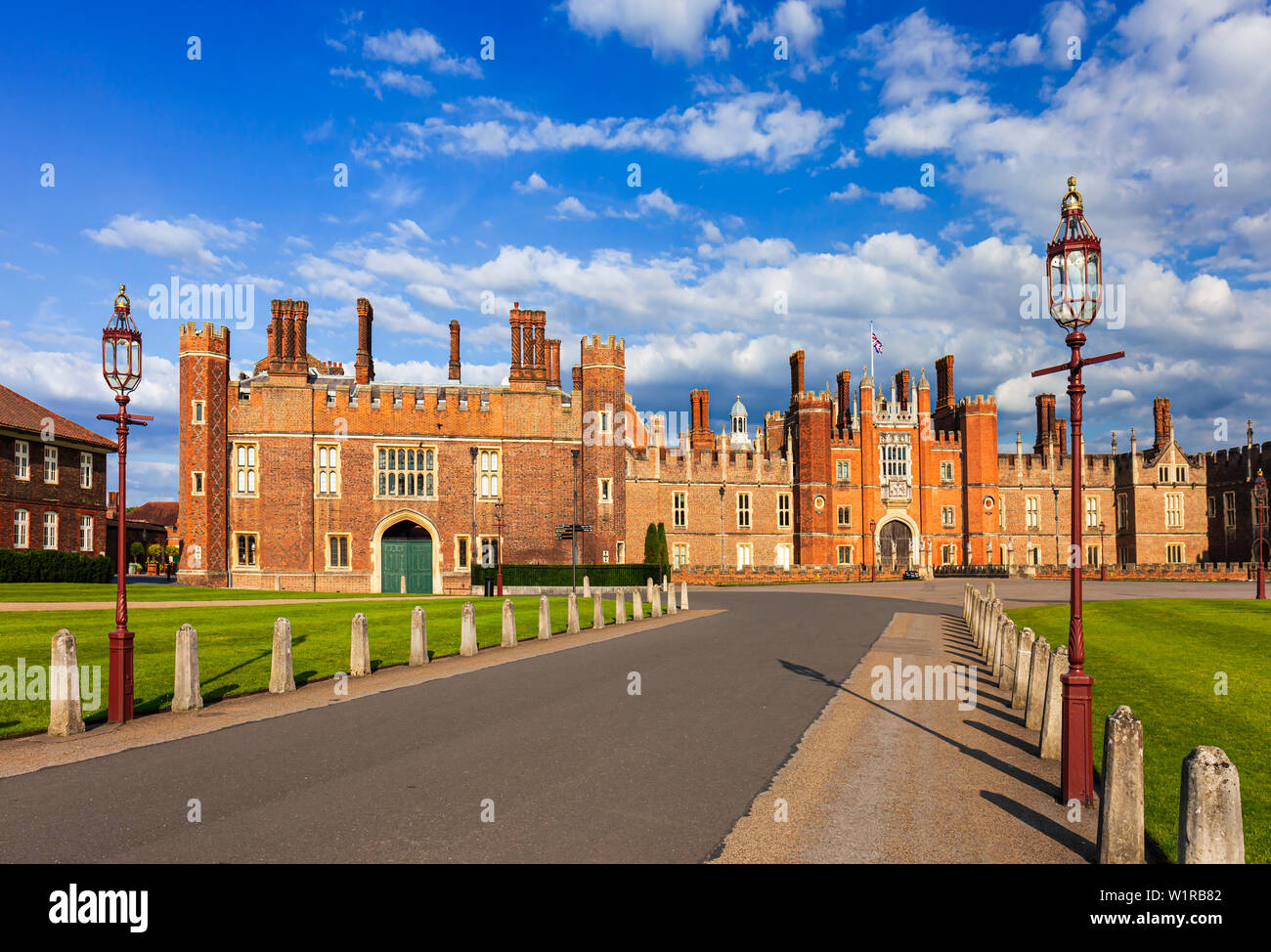 Hampton Court Palace, Richmond, London, Surrey, England, UK. Stock Photo