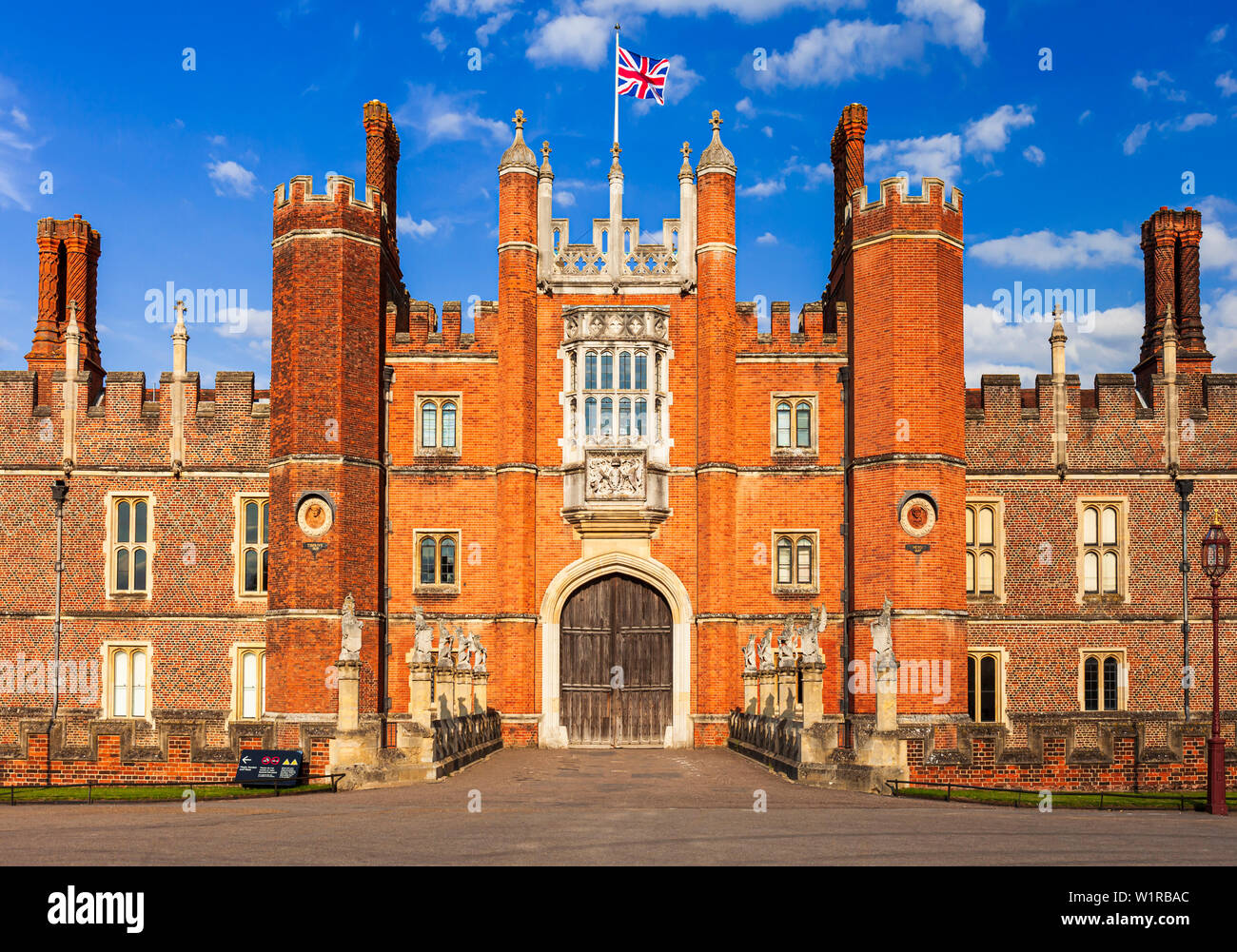 Hampton Court Palace, Richmond, London, Surrey, England, UK. Stock Photo