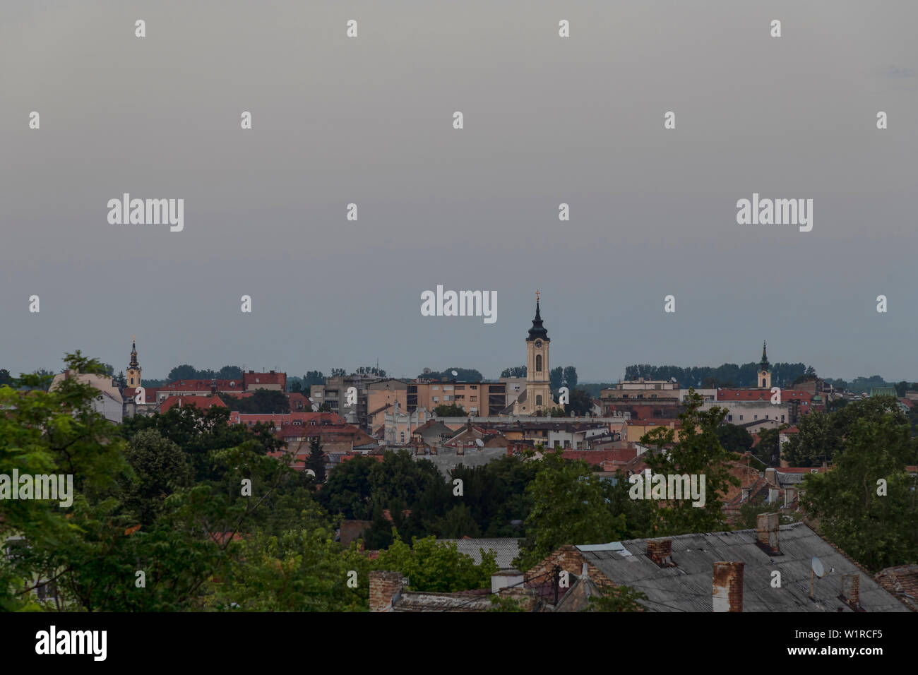 Serbia - View of Zemun, a historic town located on the banks of the Danube within the city of Belgrade Stock Photo