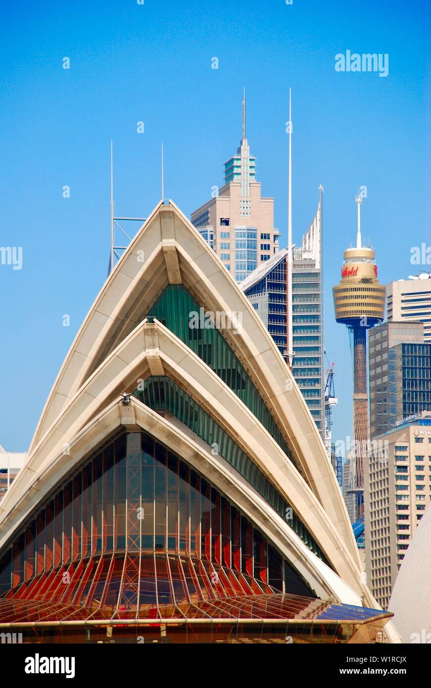 Sydney Opera House and skyline Stock Photo