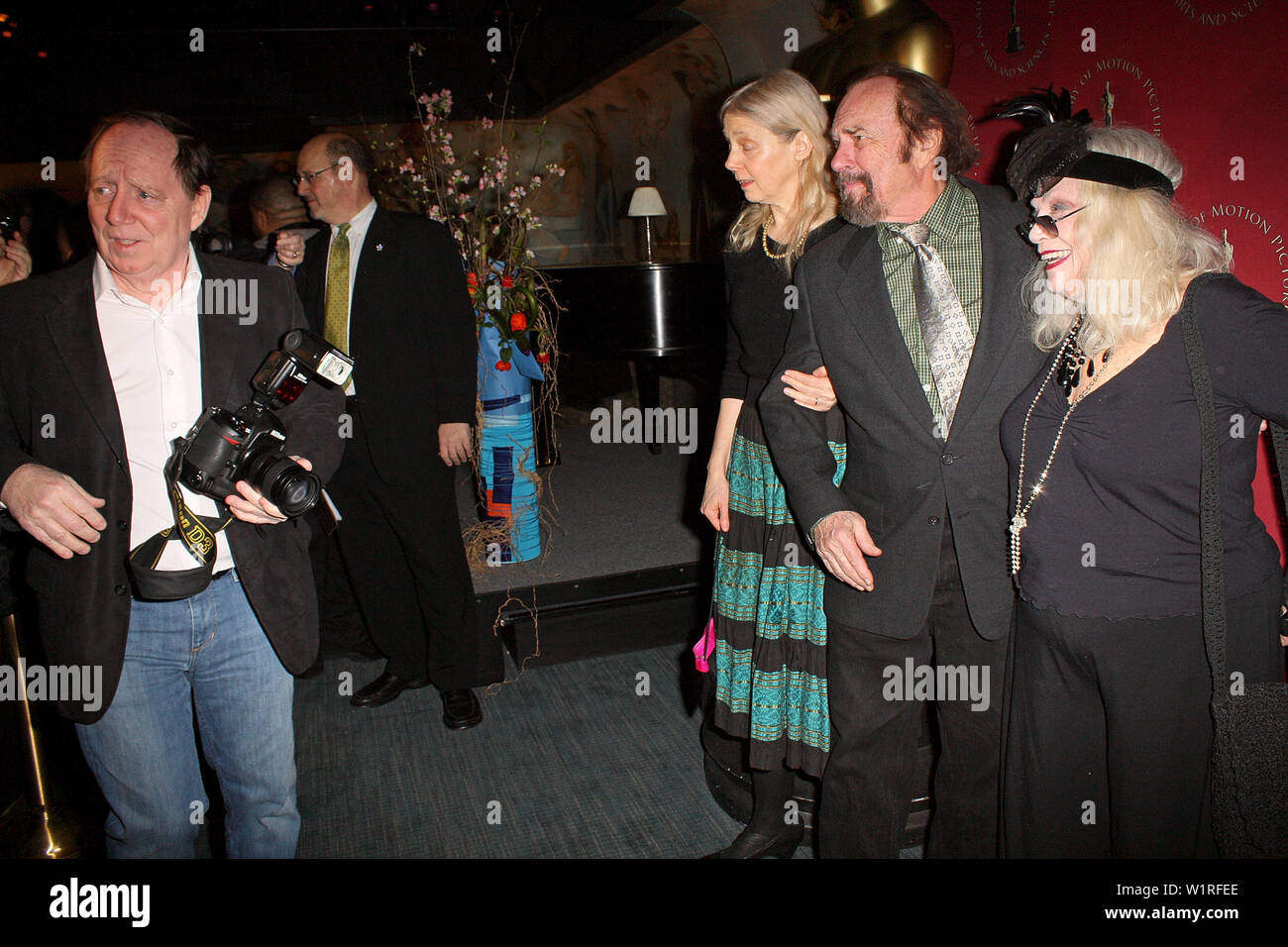 New York, NY - February 22:  Richard Corkery, Amy Wright, Actor, Rip Torn, and Actress, Sylvia Miles at the 81st Annual Academy Awards - Official New York Oscar Night Party at The Carlyle on February 22, 2009 in New York, NY. (Photo by Steve Mack/Alamy) Stock Photo