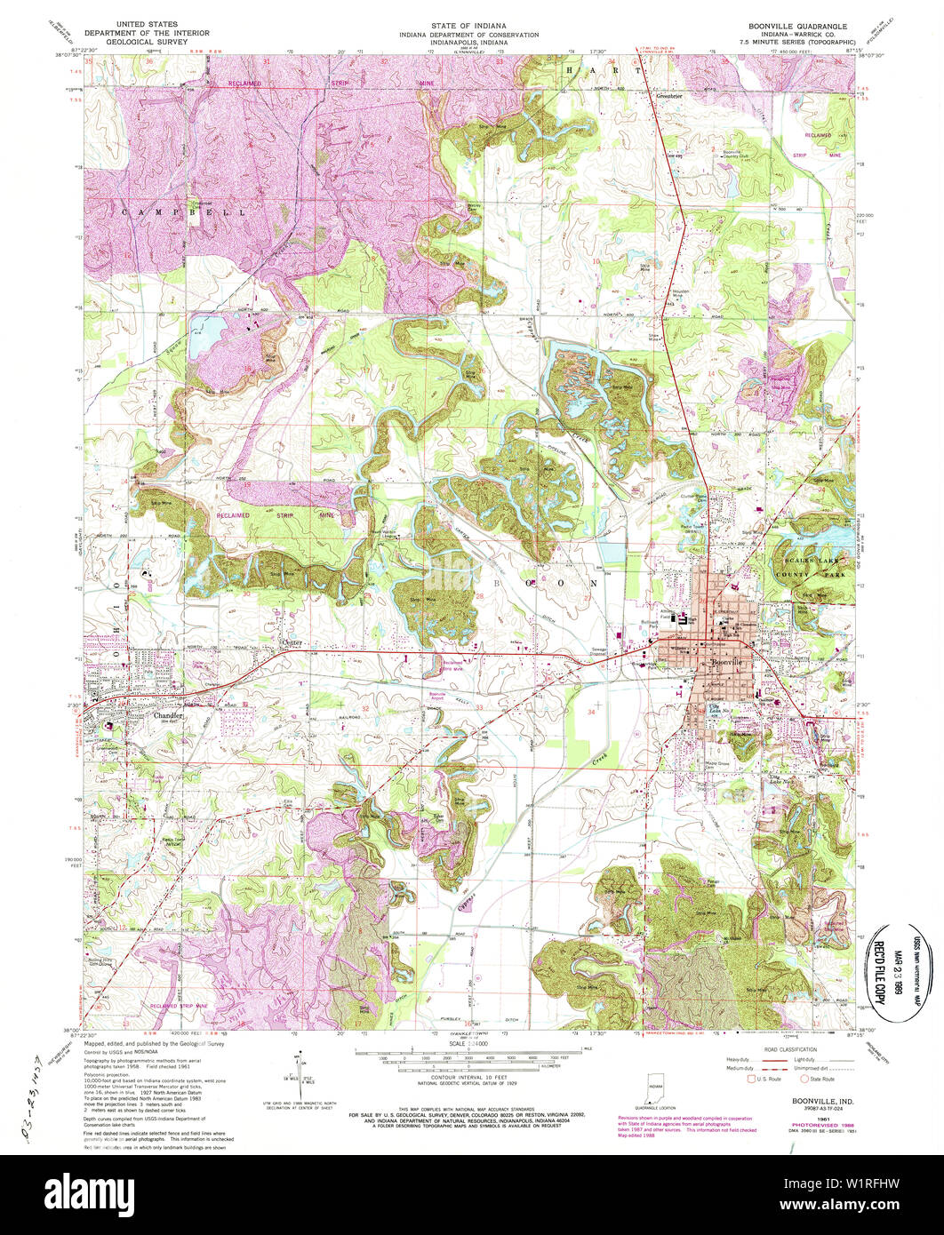 Map of boonville hires stock photography and images Alamy