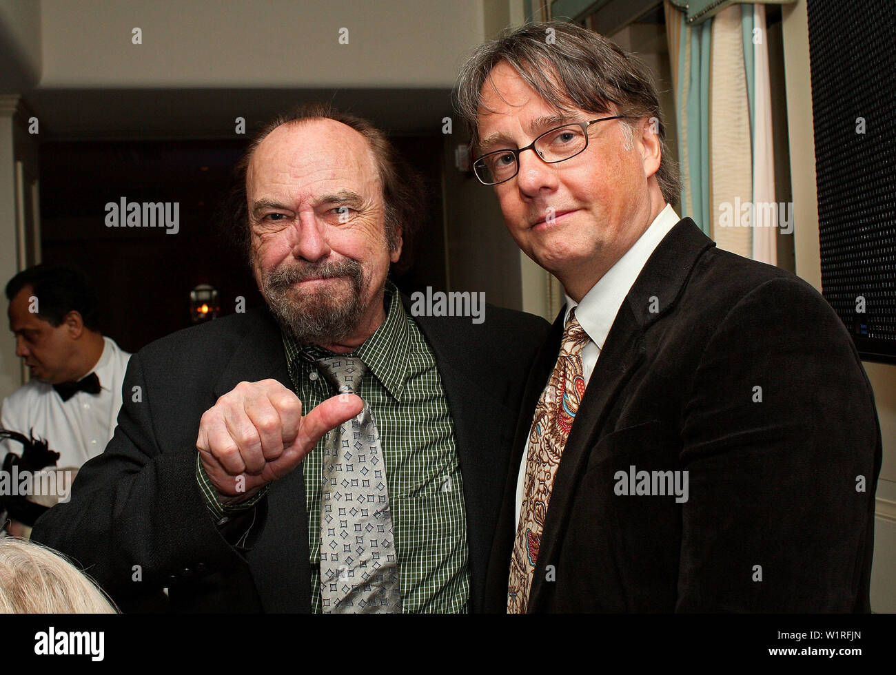 New York, NY - February 22:  Actor, Rip Torn, Director, Mitchell Lichtenstein at the 81st Annual Academy Awards - Official New York Oscar Night Party at The Carlyle on February 22, 2009 in New York, NY. (Photo by Steve Mack/Alamy) Stock Photo