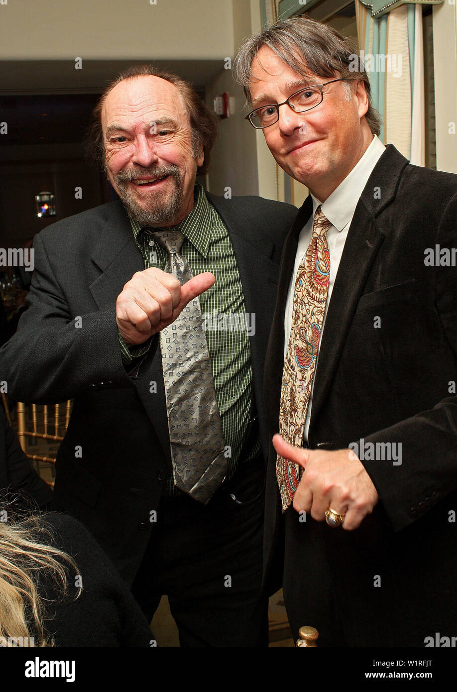 New York, NY - February 22:  Actor, Rip Torn, Director, Mitchell Lichtenstein at the 81st Annual Academy Awards - Official New York Oscar Night Party at The Carlyle on February 22, 2009 in New York, NY. (Photo by Steve Mack/Alamy) Stock Photo