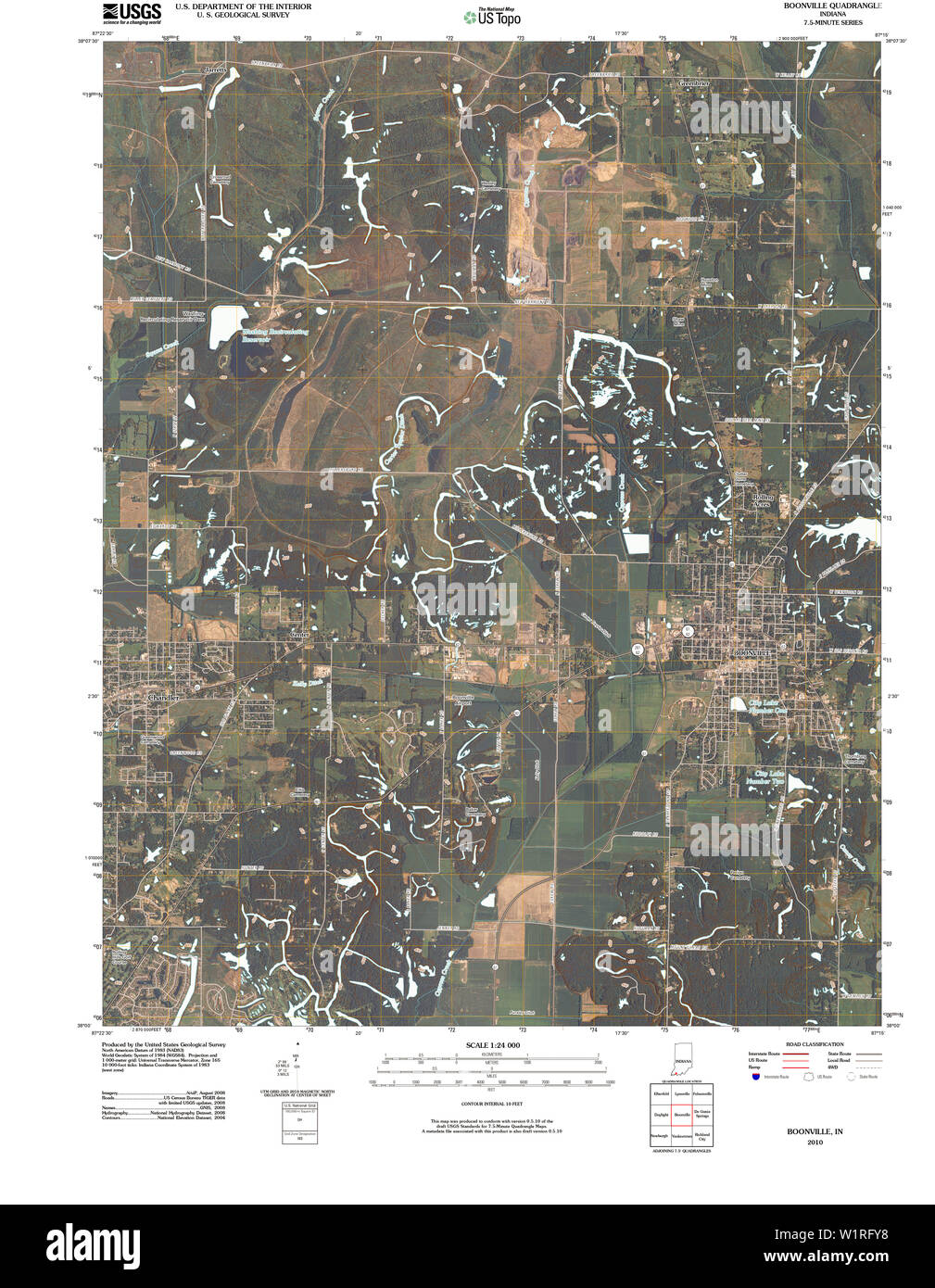 Map of boonville hires stock photography and images Alamy