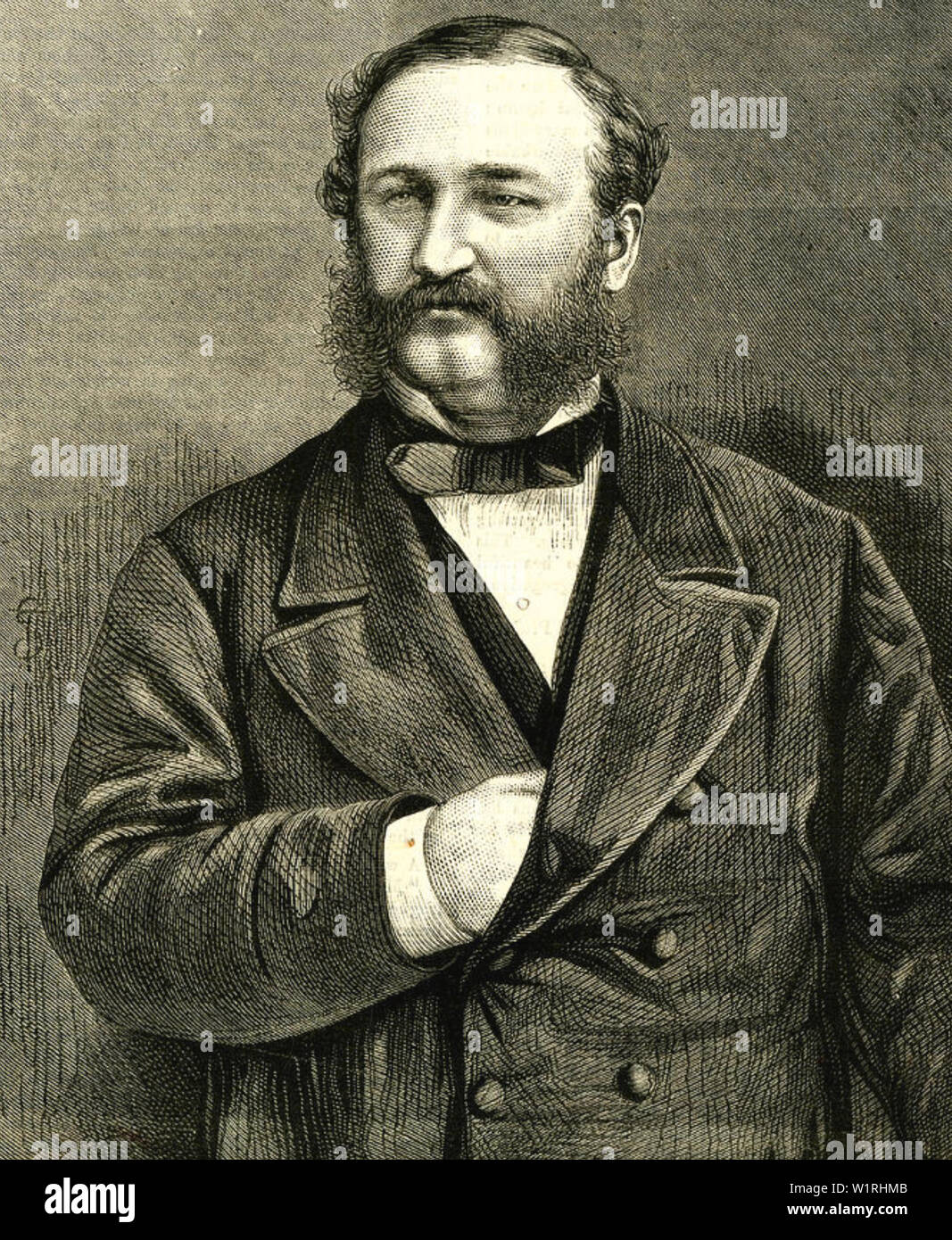 IRA DAVID SANKEY (1840-1908) American gospel singer and composer Stock Photo