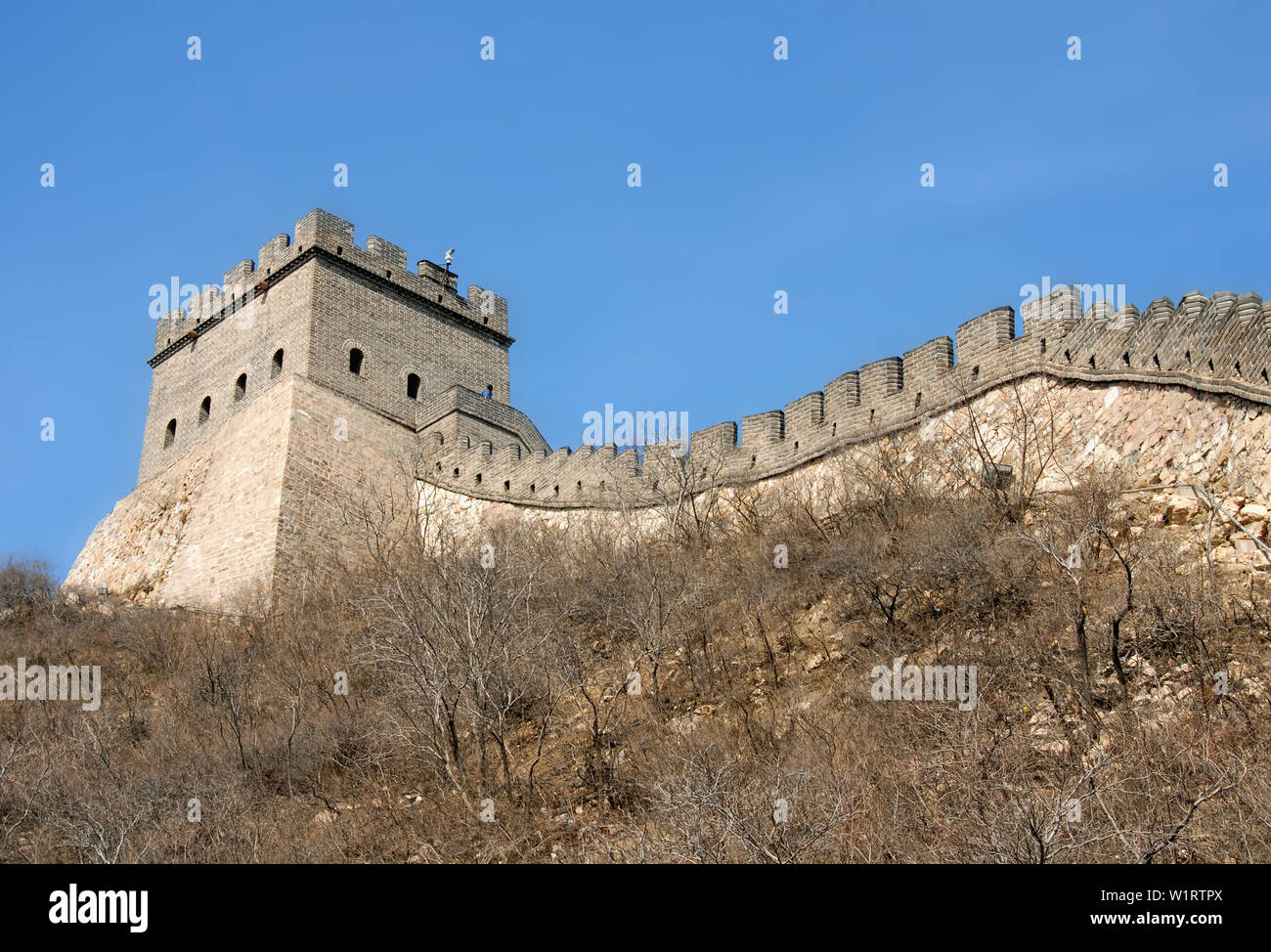 The Great Wall of China. Scenic views of the section of the Great Wall