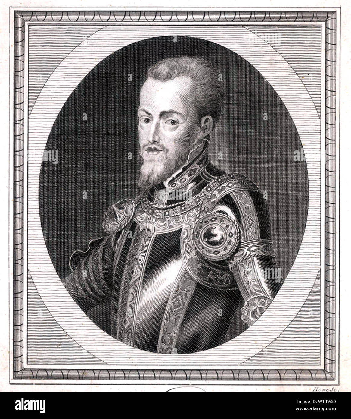 PHILIP II OF SPAIN  (1527-1598) Stock Photo