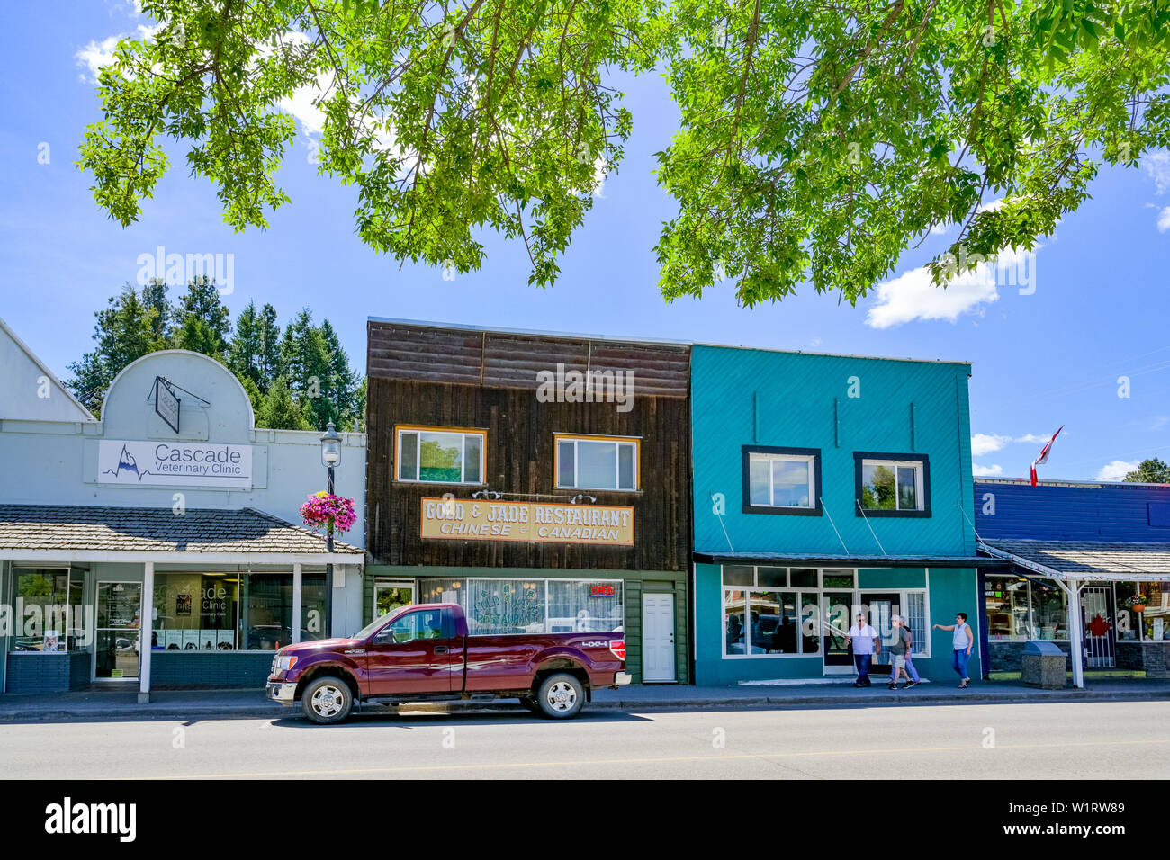 Downtown, Princeton, British Columbia, Canada Stock Photo Alamy