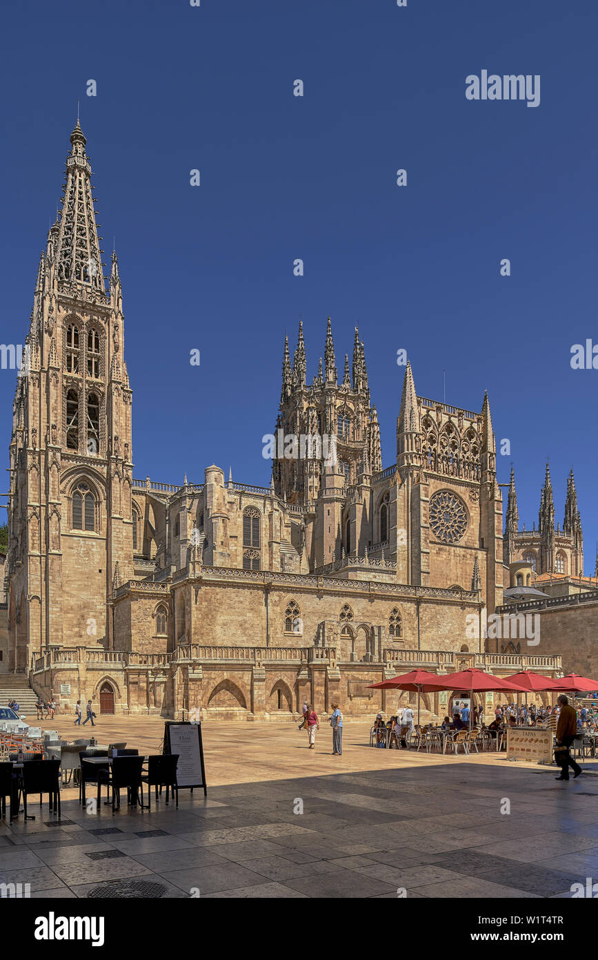 The Cathedral of Burgos is the masterpiece of Spanish Gothic, the first