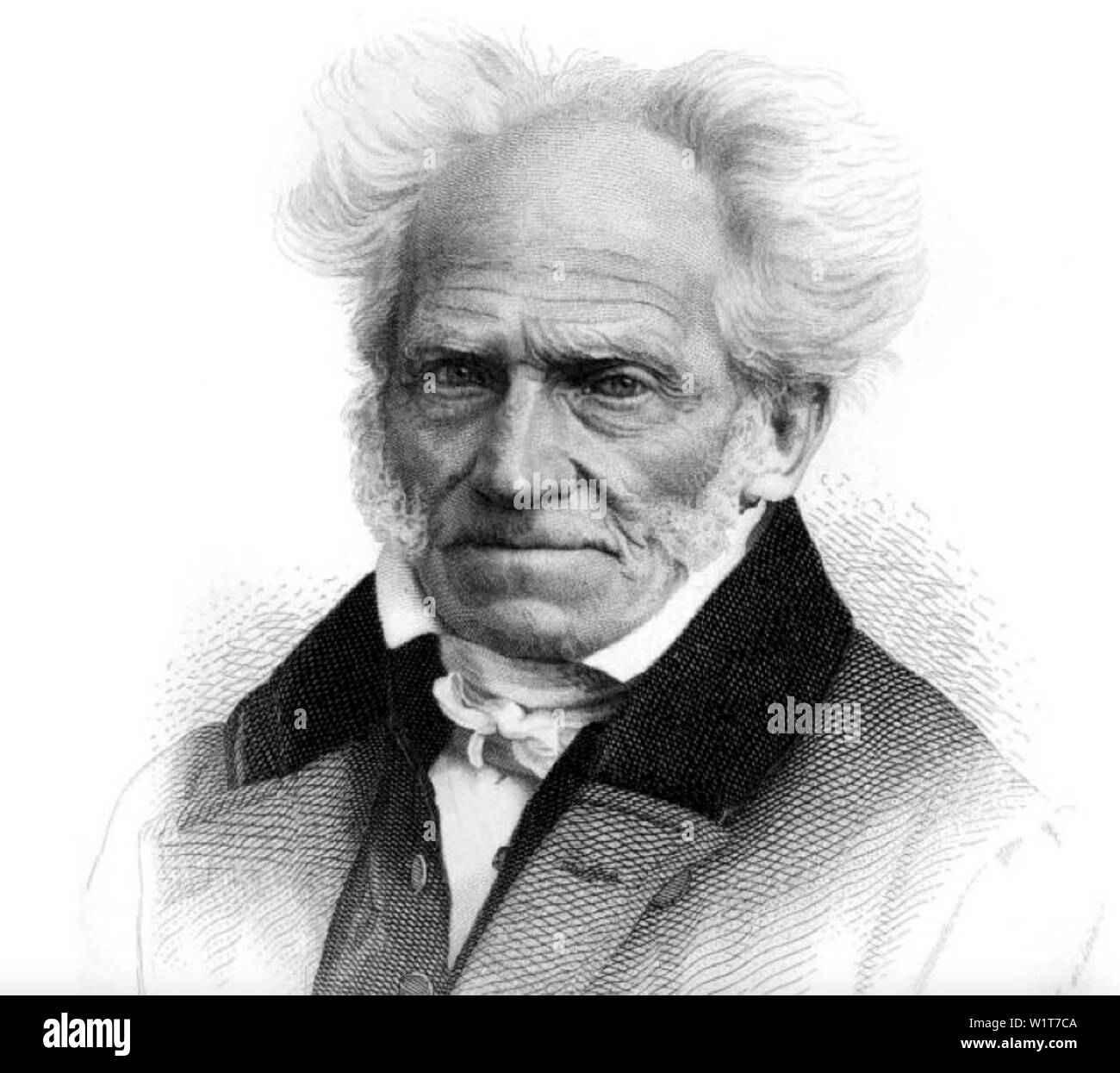 ARTHUR SCHOPENHAUER (1788-1860) German philosopher Stock Photo