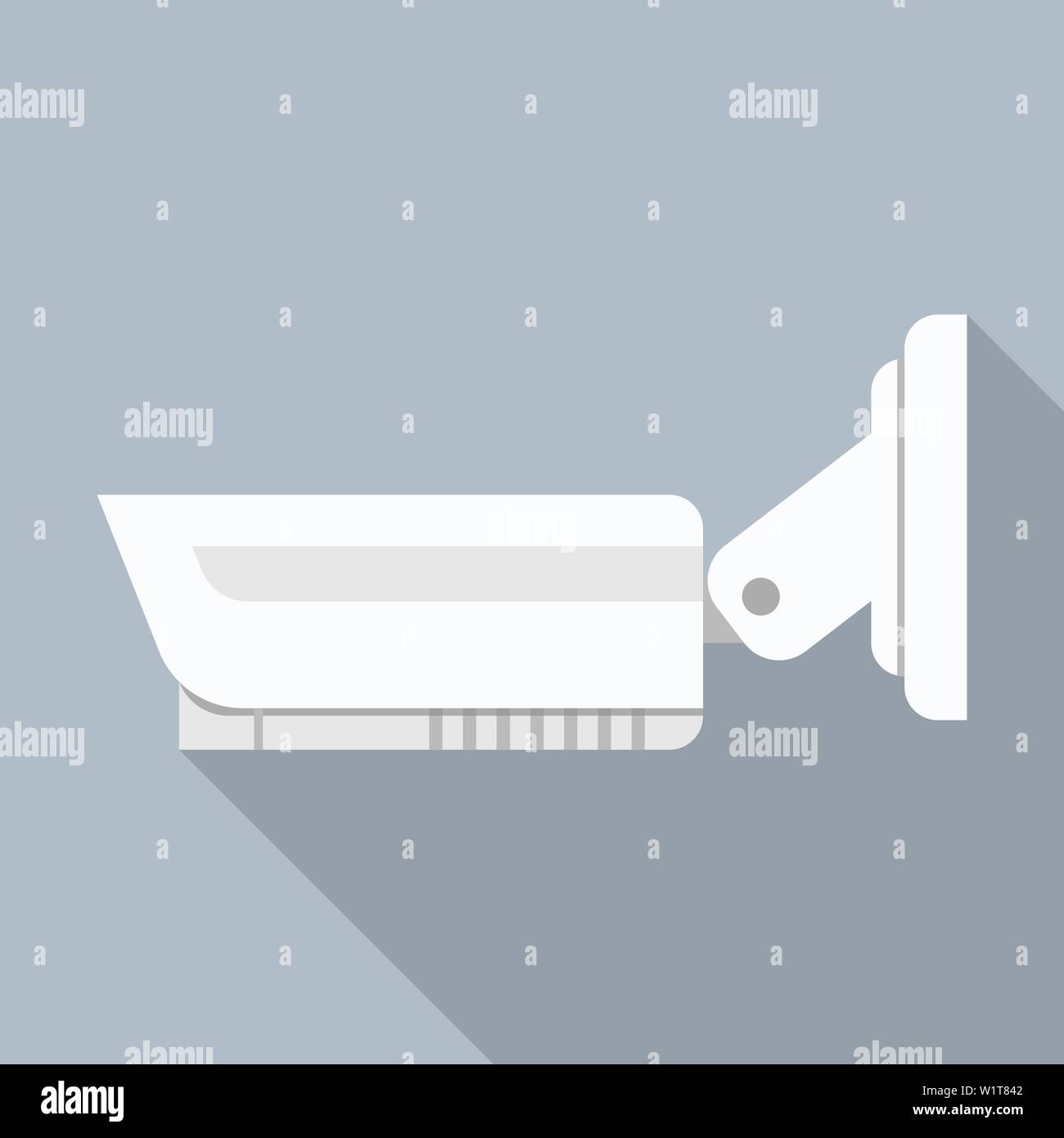Security camera icon, flat style Stock Vector Image & Art - Alamy