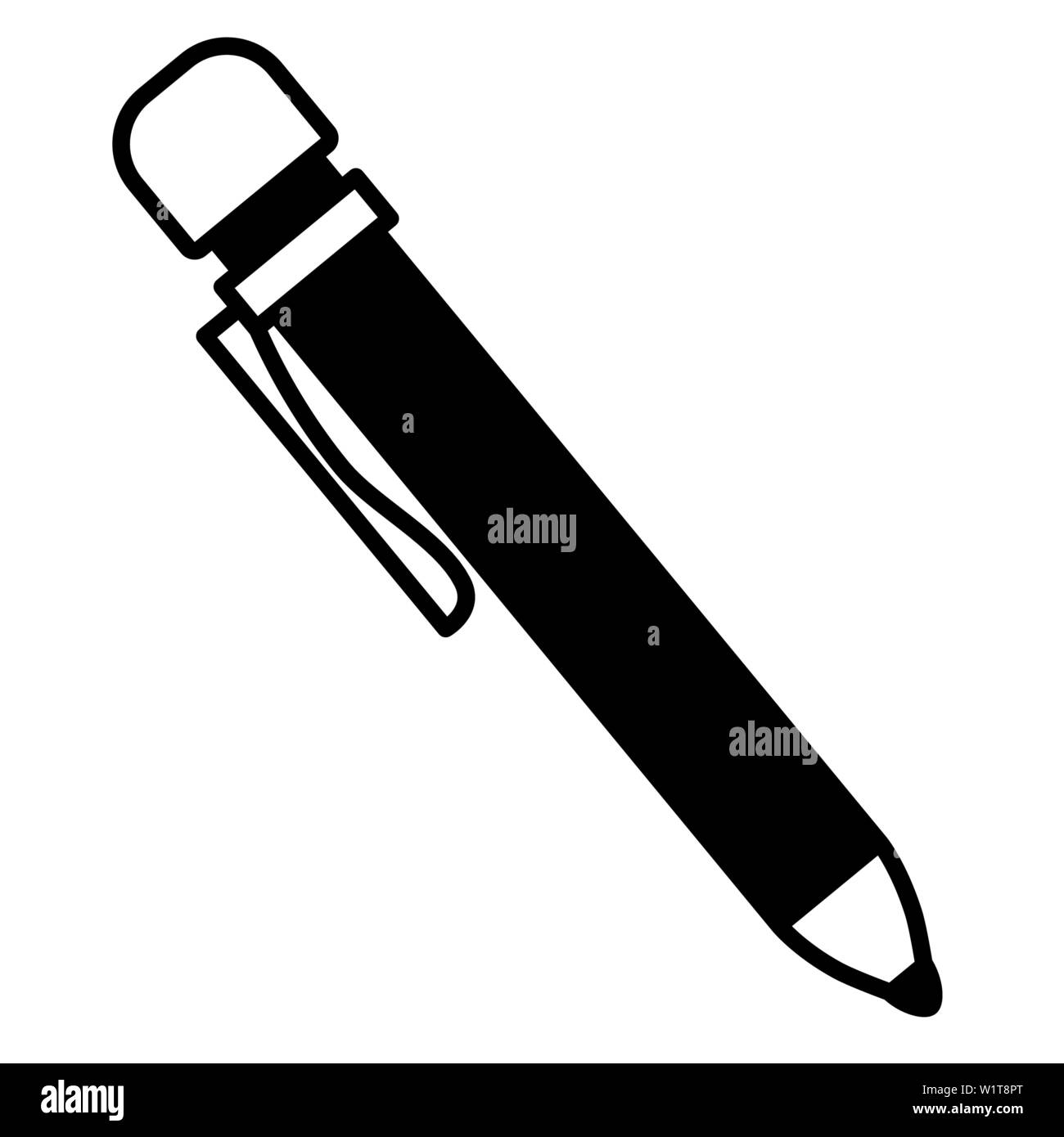 pen supply school on white background Stock Vector Image & Art - Alamy
