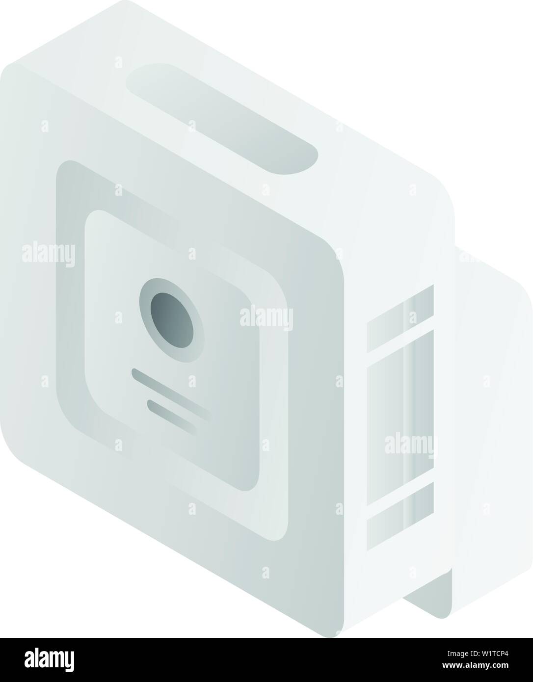 Modern motion sensor icon, isometric style Stock Vector