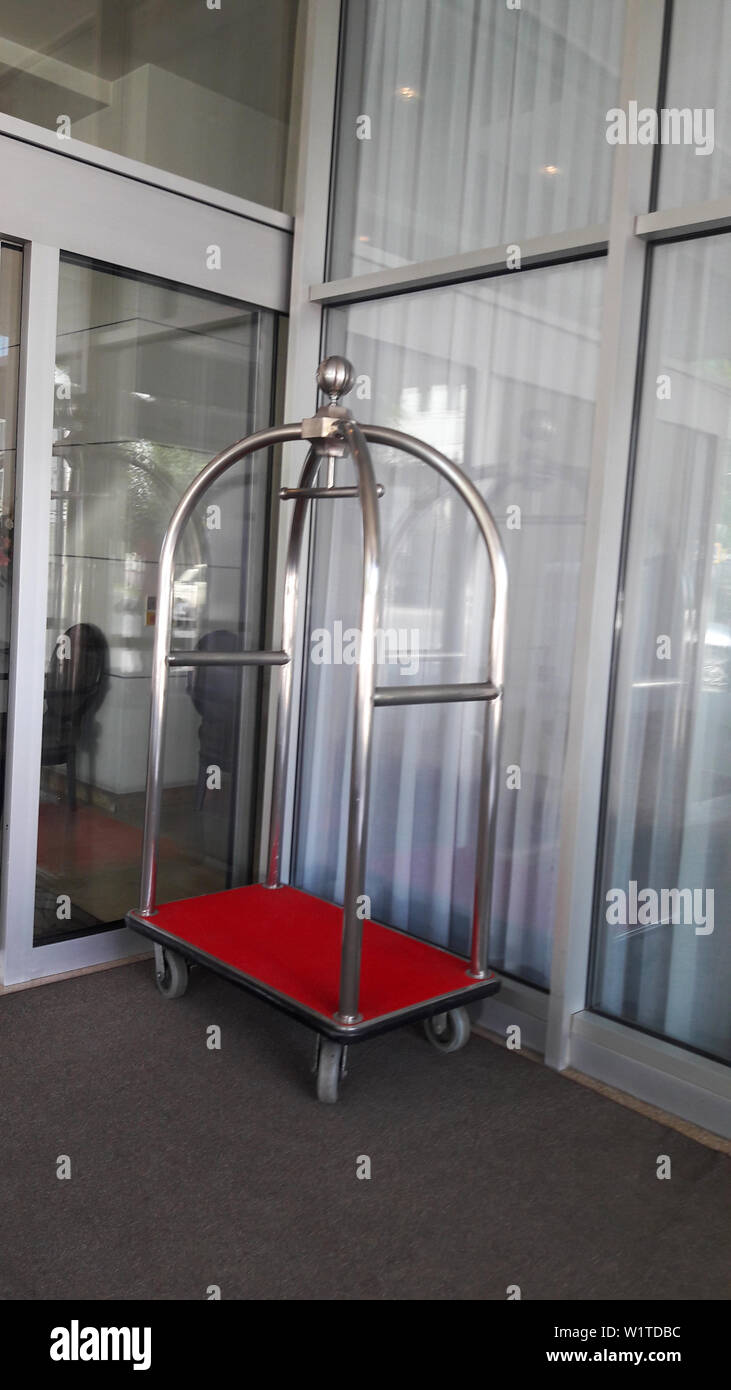 hotel lobby trolley