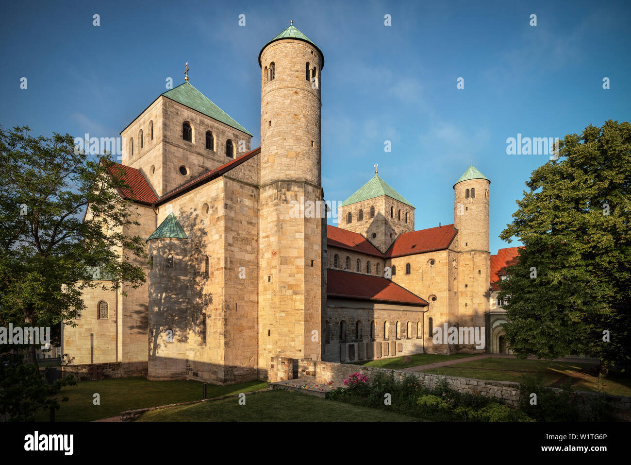 UNESCO World Heritage church of St. Michael in Hildesheim, Lower Saxony ...