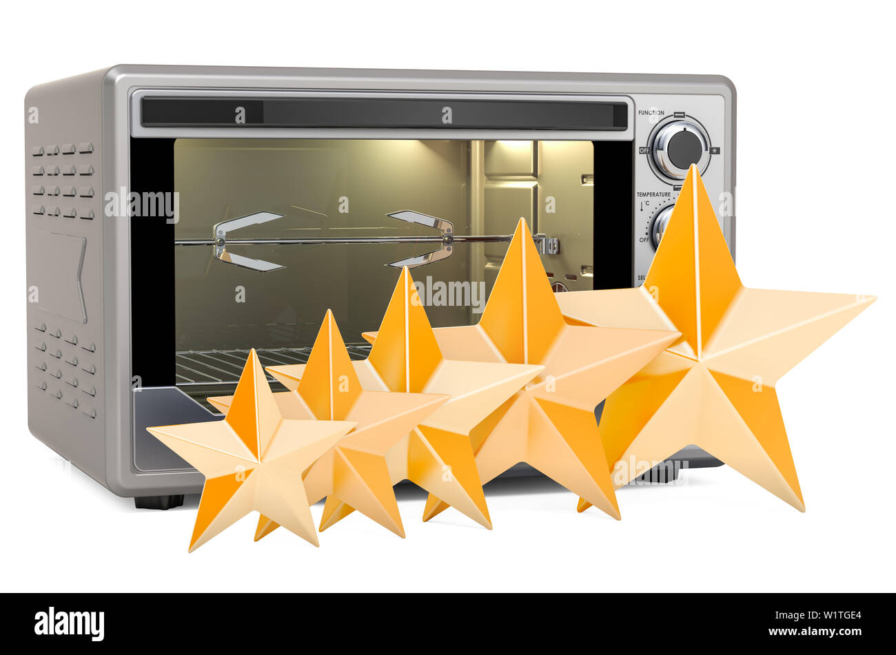 Customer Rating Of Convection Toaster Oven With Rotisserie And