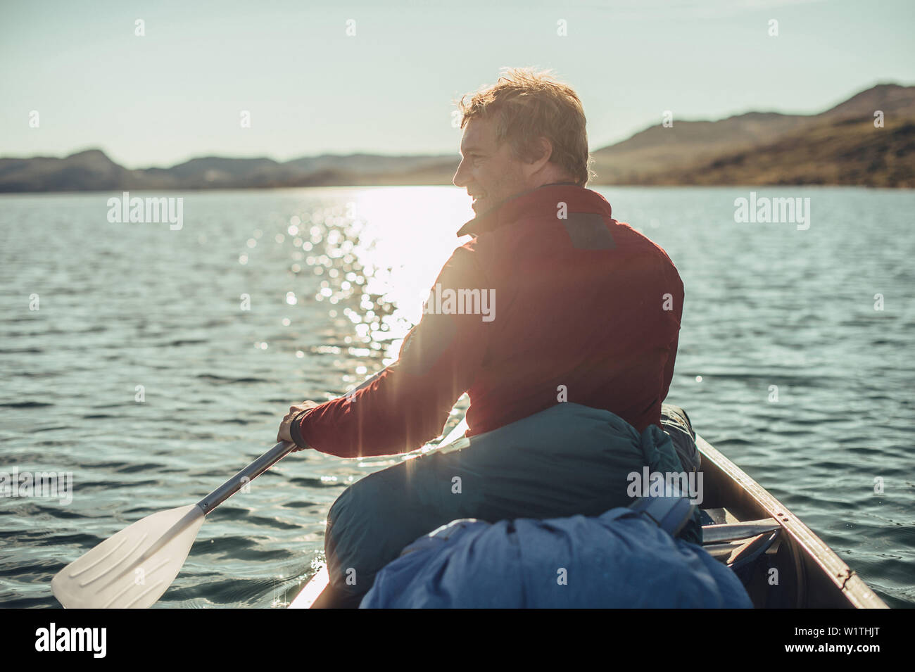 Rowing boat in greenland, greenland, arctic Stock Photo - Alamy