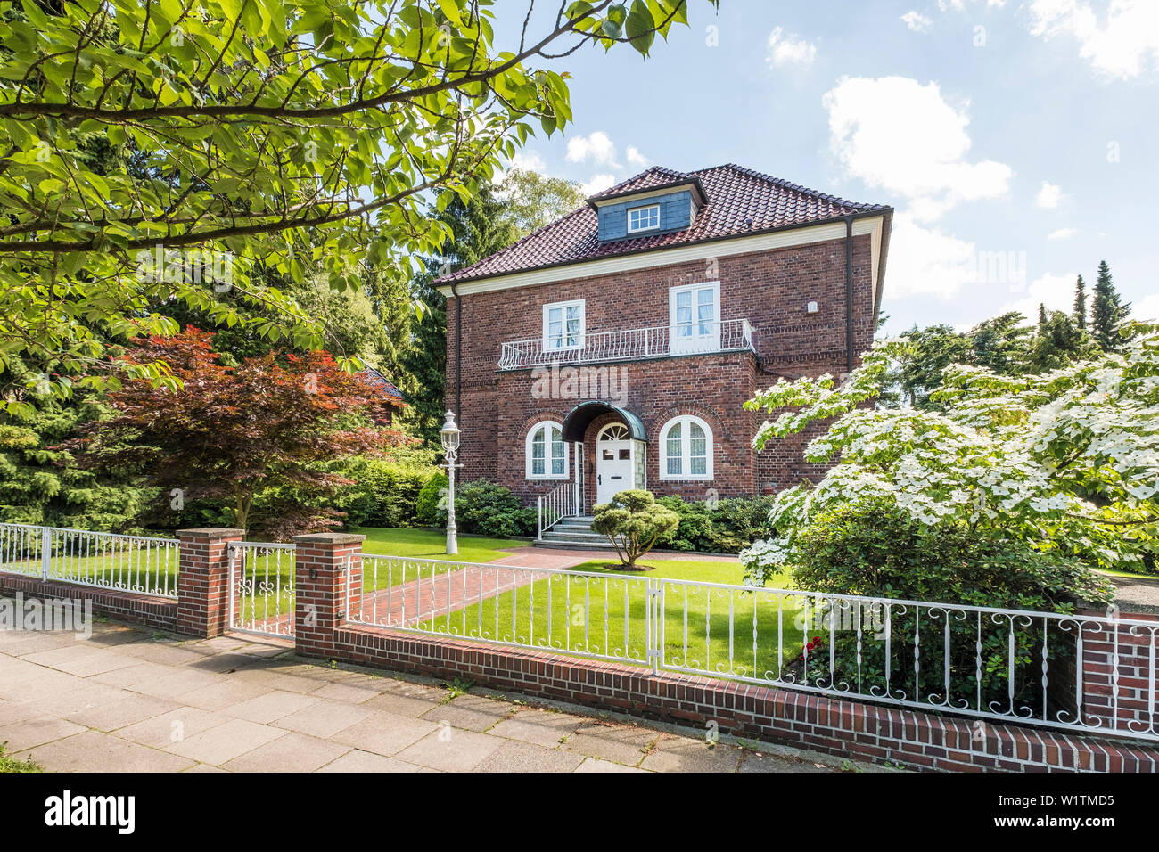 Traditional house in Hamburg, north Germany, Germany Stock Photo Alamy