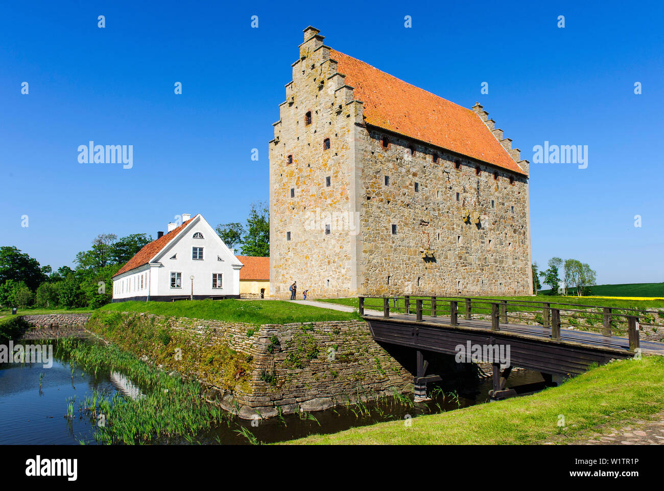 Castle Glimmingehus is today a museum, Skane, southern Sweden, Sweden Stock Photo