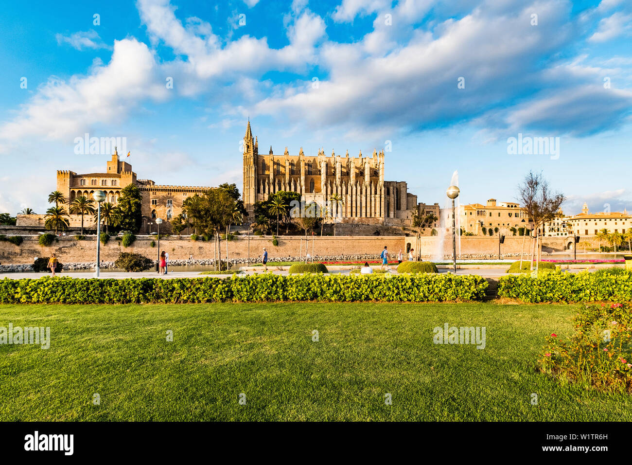 Palma cathedral, Mallorca, Balearic Islands, Spain Stock Photo