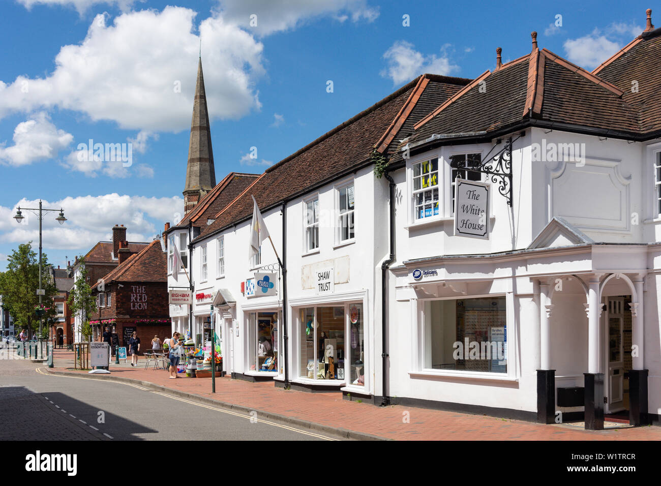 Egham town centre high street hires stock photography and images Alamy