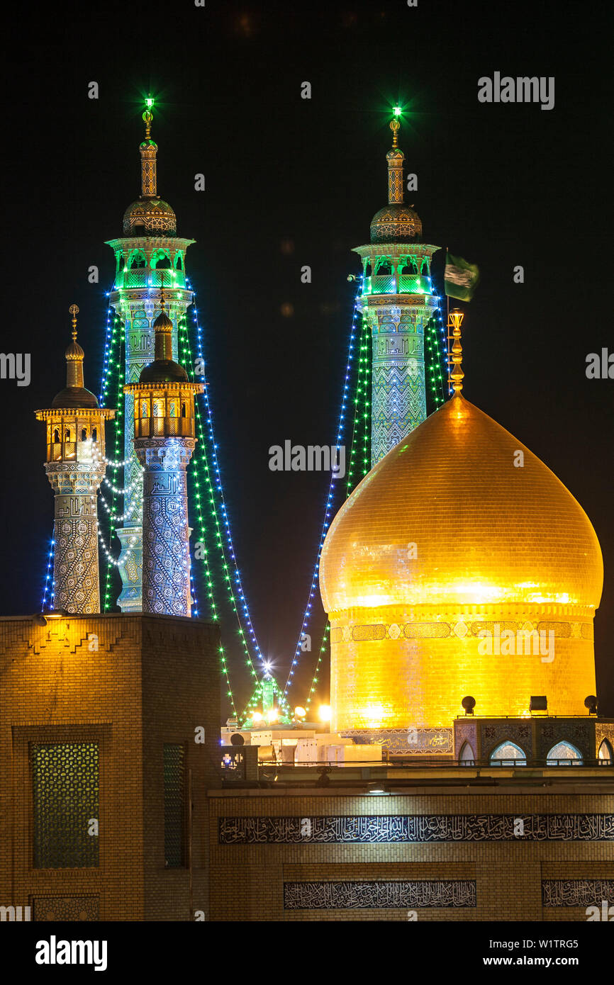 Fatima Masuma shrine in Qom, Iran, Asia Stock Photo