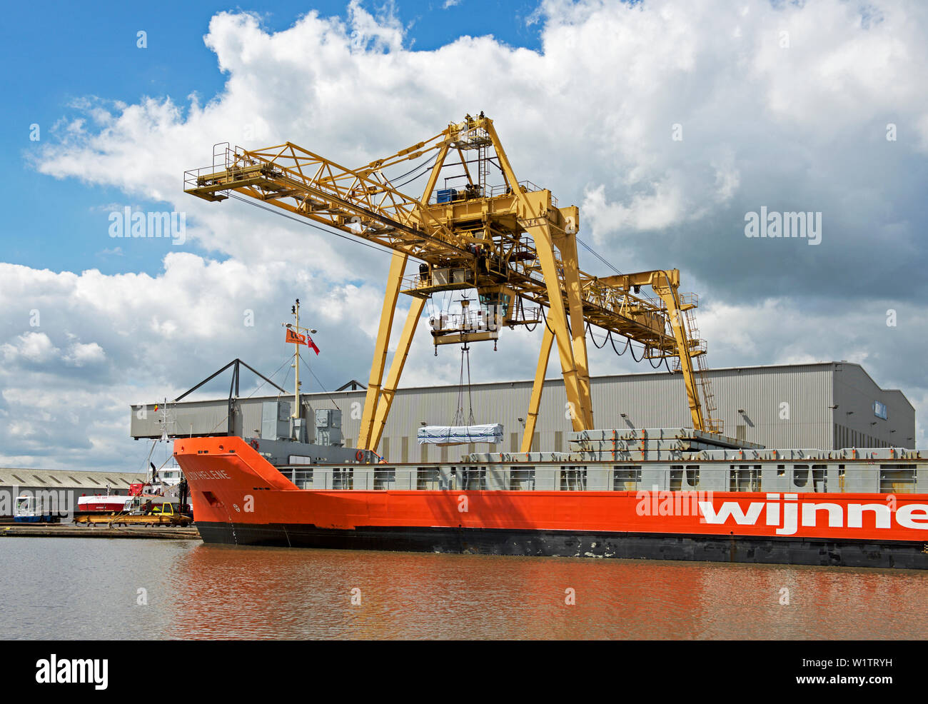 Goole docks, East Yorkshire, England UK Stock Photo