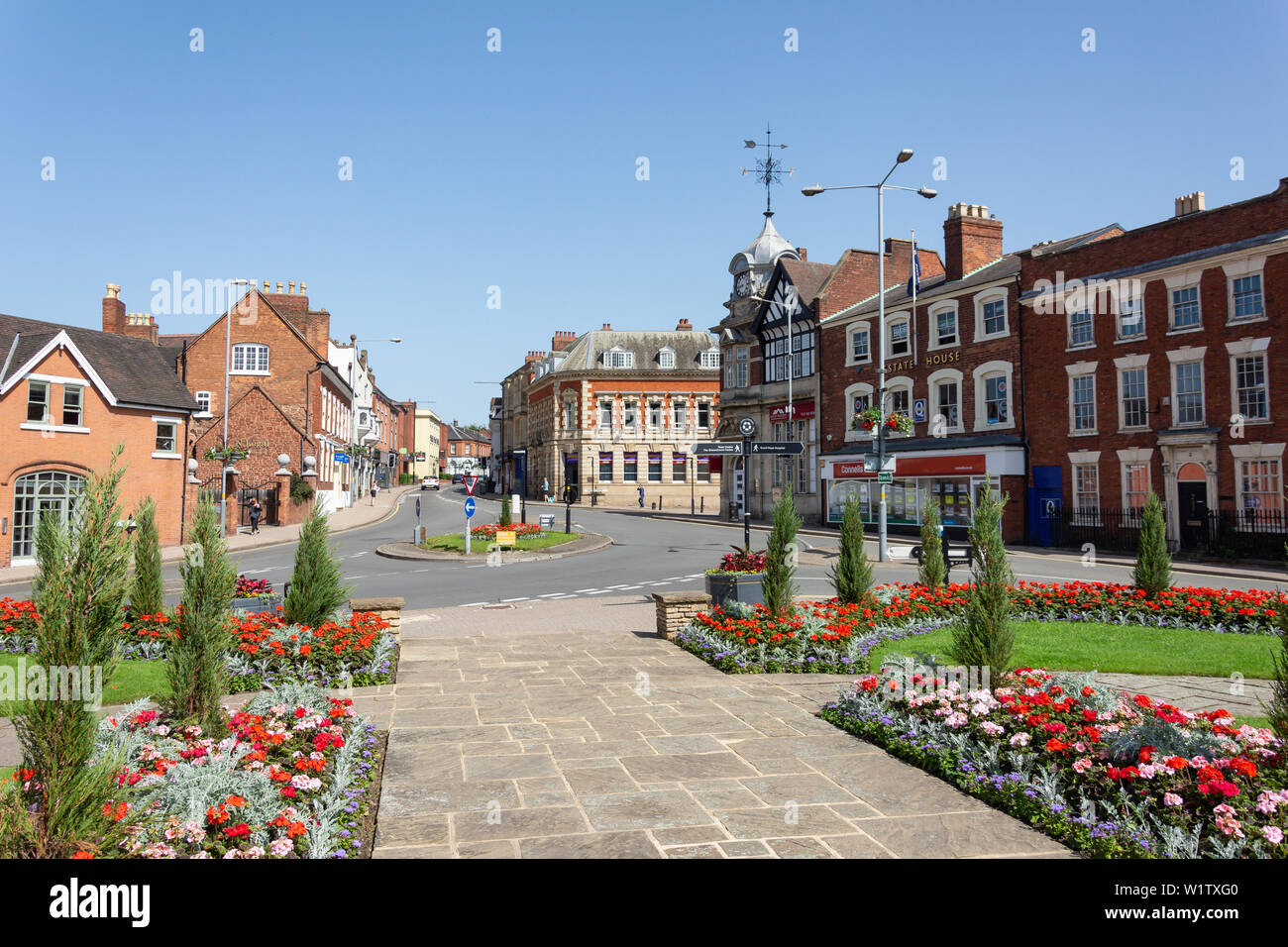 High Street, Old Town. Sutton Coldfield, West Midlands, England, United Kingdom Stock Photo