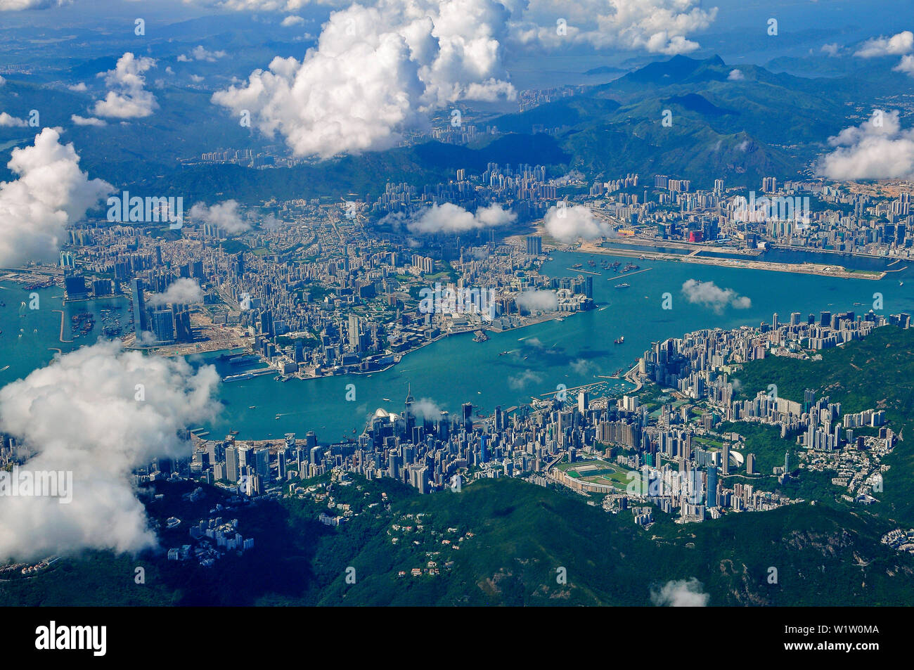 Hongkong Island and Kowloon, Hongkong, People's Republic of China Stock Photo