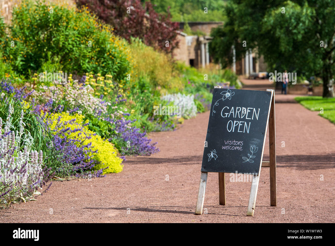 Cala Homes East, Haddington Brochure Amisfield Walled Garden Stock Photo Alamy