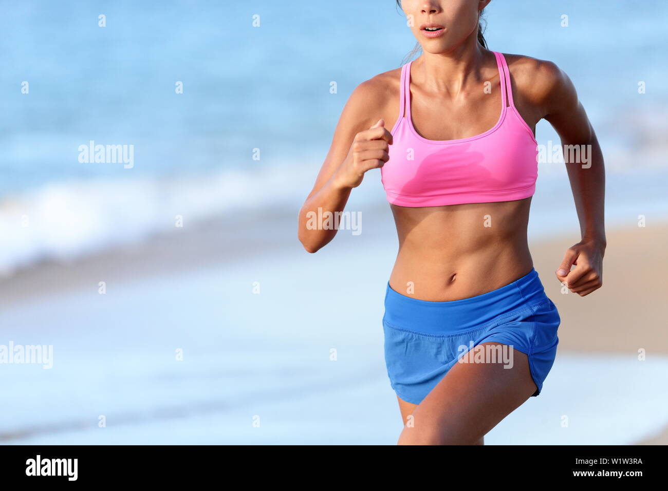 jogging without bra