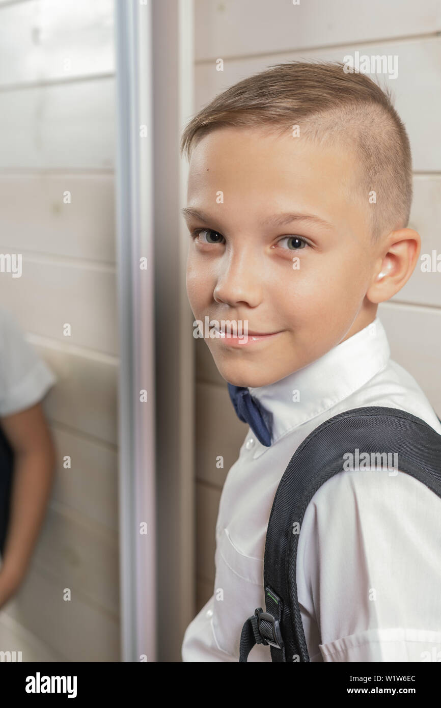 Boy Child Looking In Mirror Stock Photos Boy Child Looking In