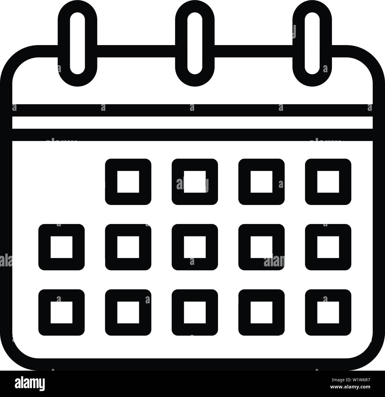 Medical calendar icon, outline style Stock Vector Image &amp; Art - Alamy